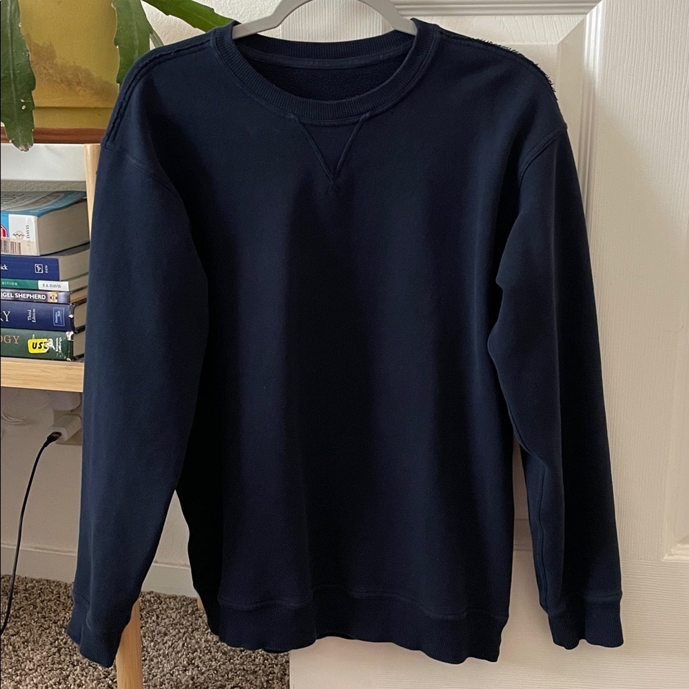 Lululemon Navy Blue Crewneck Sweatshirt